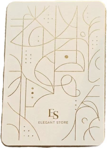 SoulScript Card Front — Custom Gold Pattern